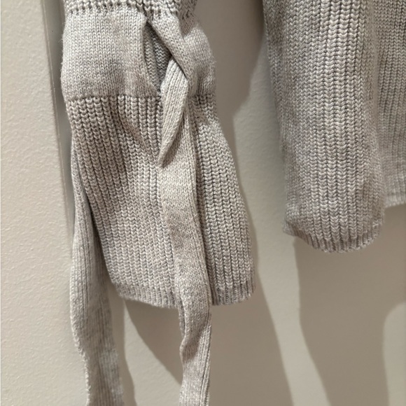 Twik Light Gray Ribbed Knit Top - Picture 3 of 4